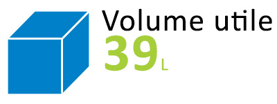 Caisse isotherme de volume 39L